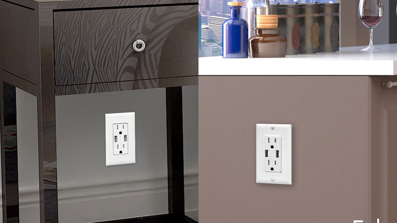 Pack de 2 enchufes TOPGREENER con USB | $20 | AmazonFoto: Amazon